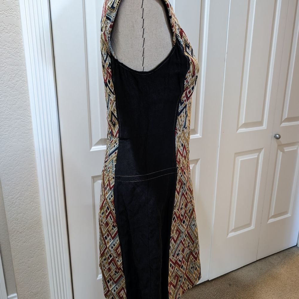 Burning Torch For Anthropologie - Embroidered Tapestry Artsy Bold Boho - Picture 4 of 10